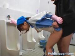asian-maintenance-lady-cleans-wrong-part1